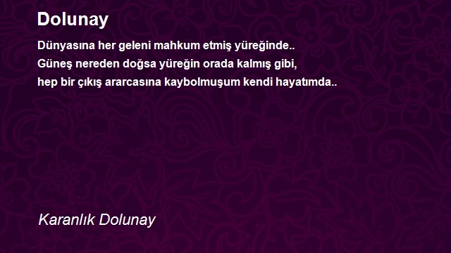 Karanlık Dolunayım