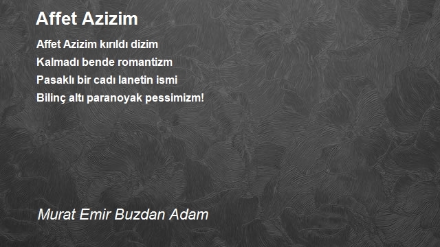 Murat Emir Buzdan Adam