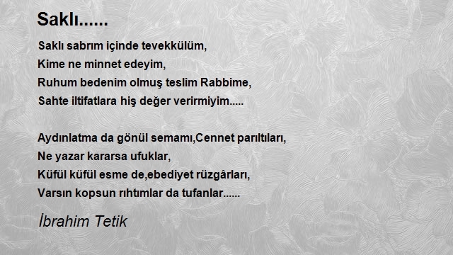 İbrahim Tetik