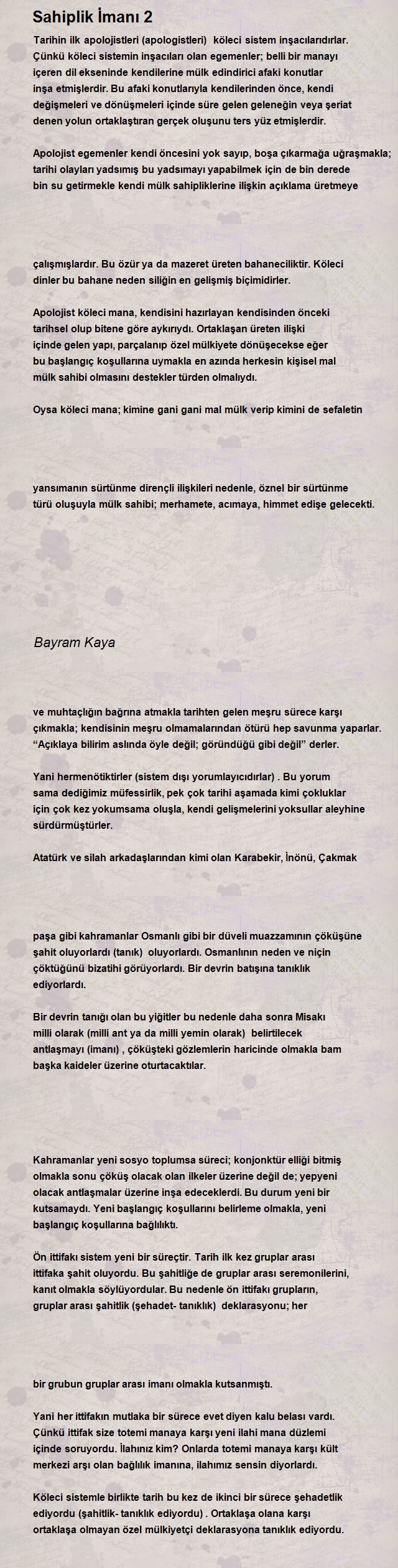 Bayram Kaya