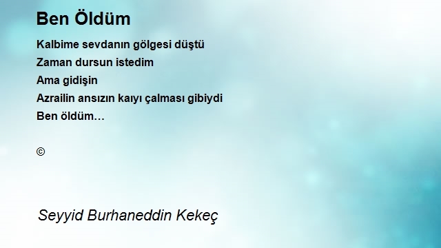 Seyit Burhaneddin Kekeç