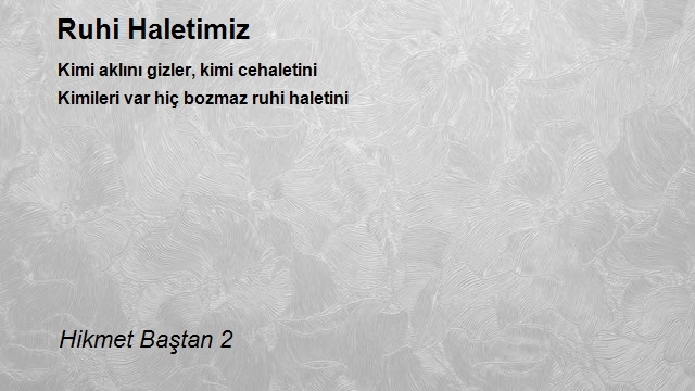 Hikmet Baştan 2