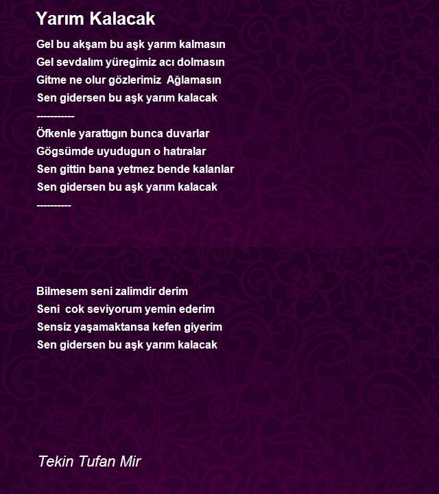 Tekin Tufan Mir