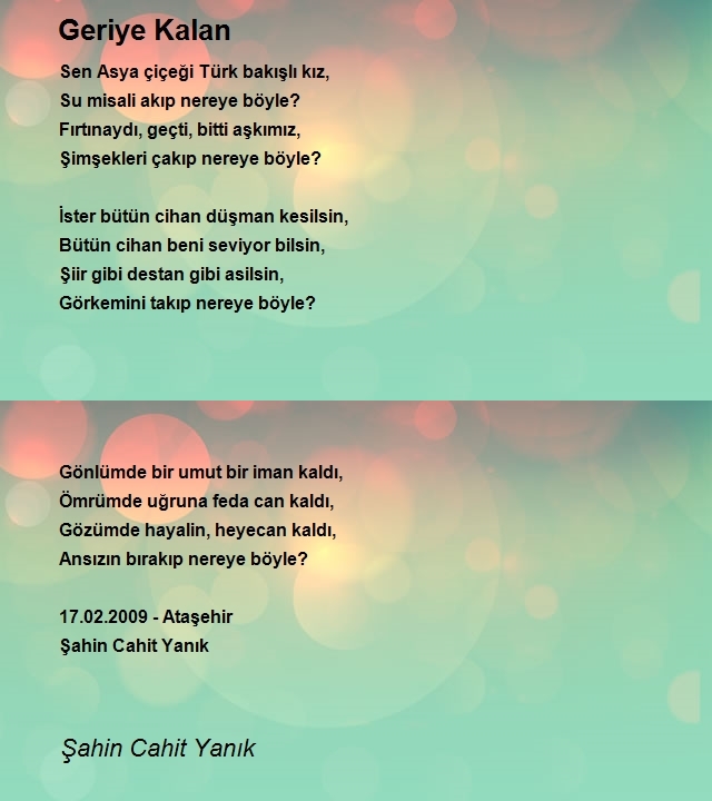 Şahin Cahit Yanık