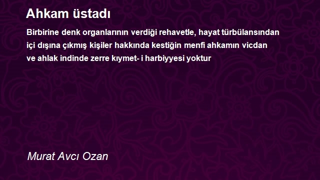 Murat Avcı Ozan