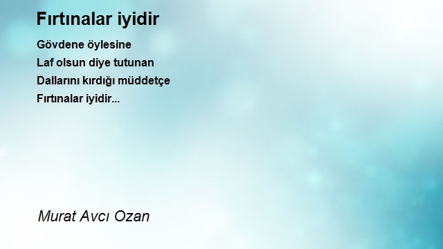 Murat Avcı Ozan