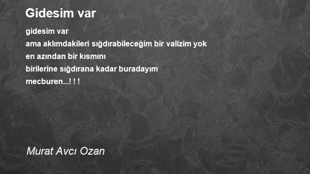 Murat Avcı Ozan