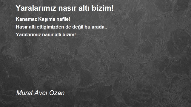 Murat Avcı Ozan