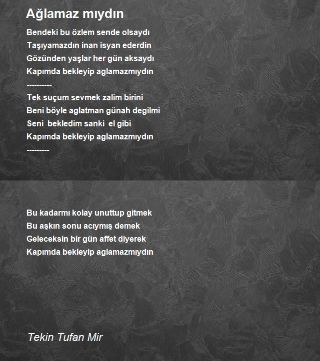 Tekin Tufan Mir