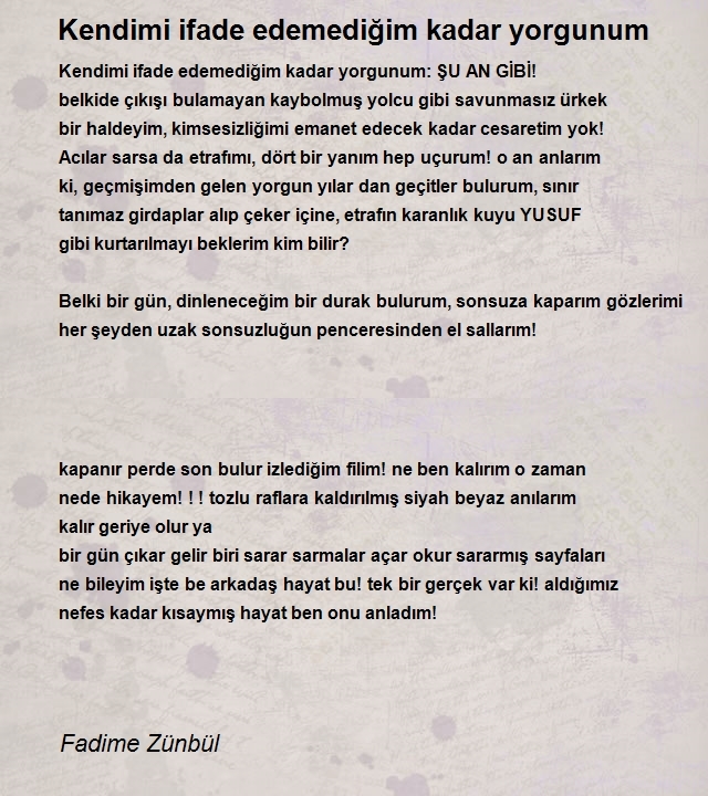 Fadime Zünbül