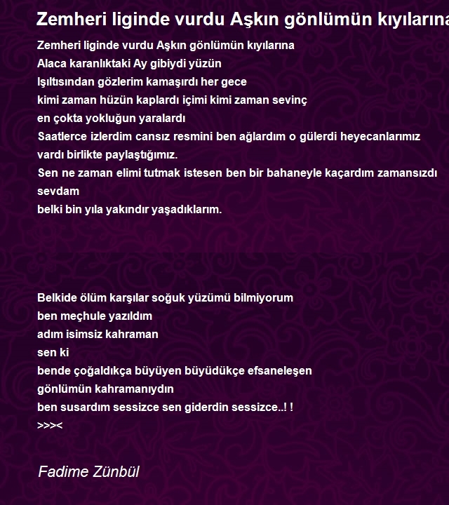 Fadime Zünbül