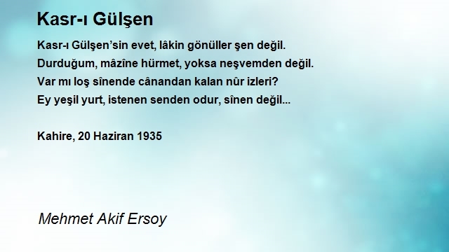 Mehmet Akif Ersoy