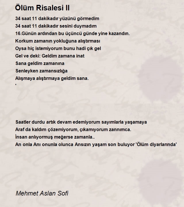 Mehmet Aslan Sofi