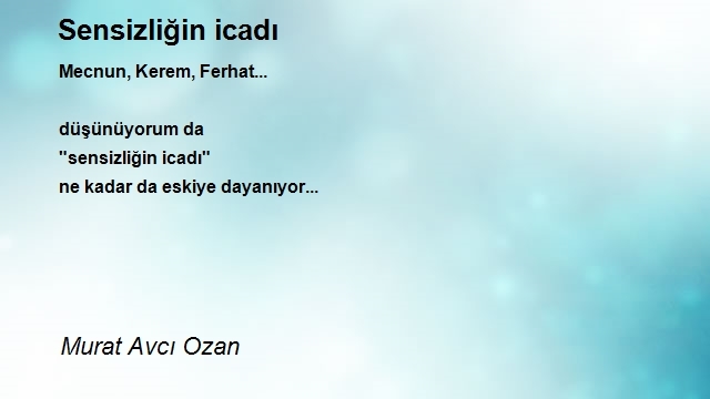 Murat Avcı Ozan