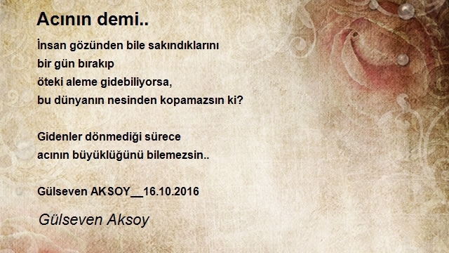 Gülseven Aksoy