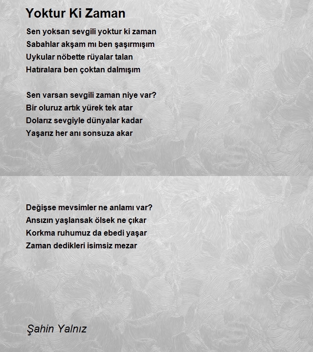 Şahin Yalnız