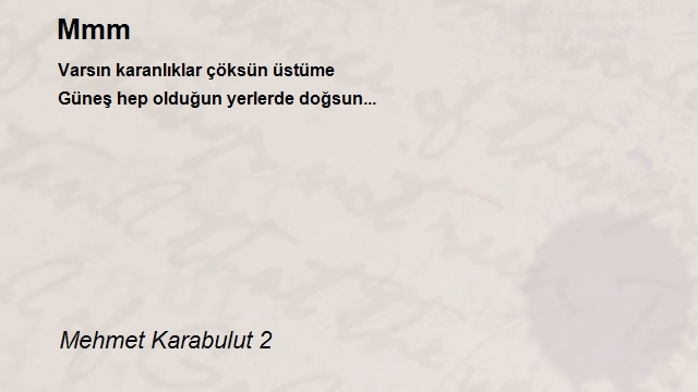 Mehmet Karabulut 2