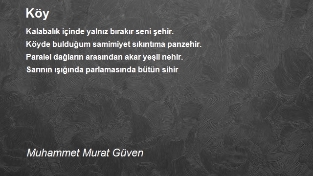 Muhammet Murat Güven