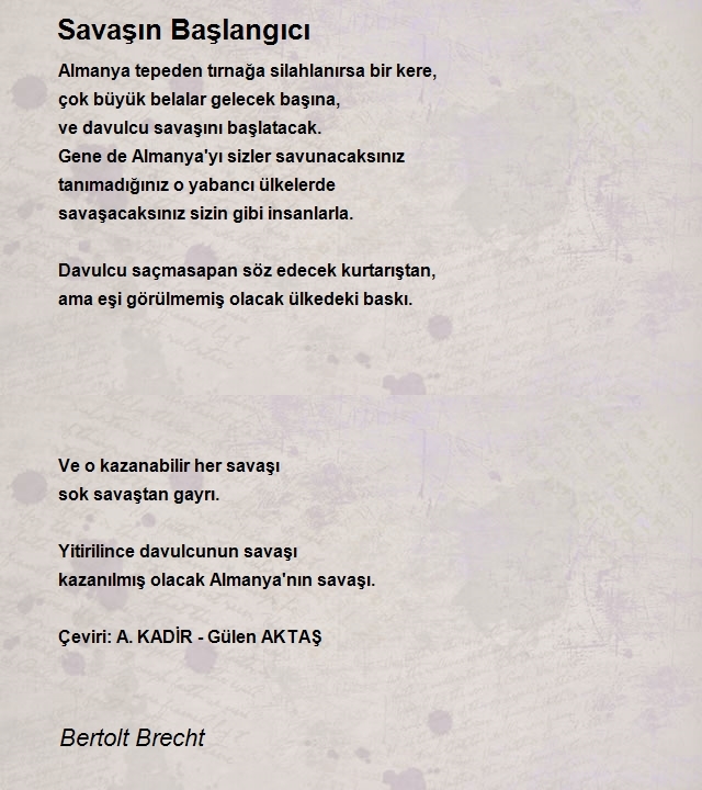 Bertolt Brecht