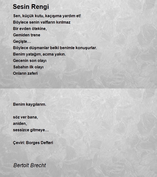 Bertolt Brecht