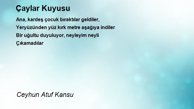 Ceyhun Atuf Kansu