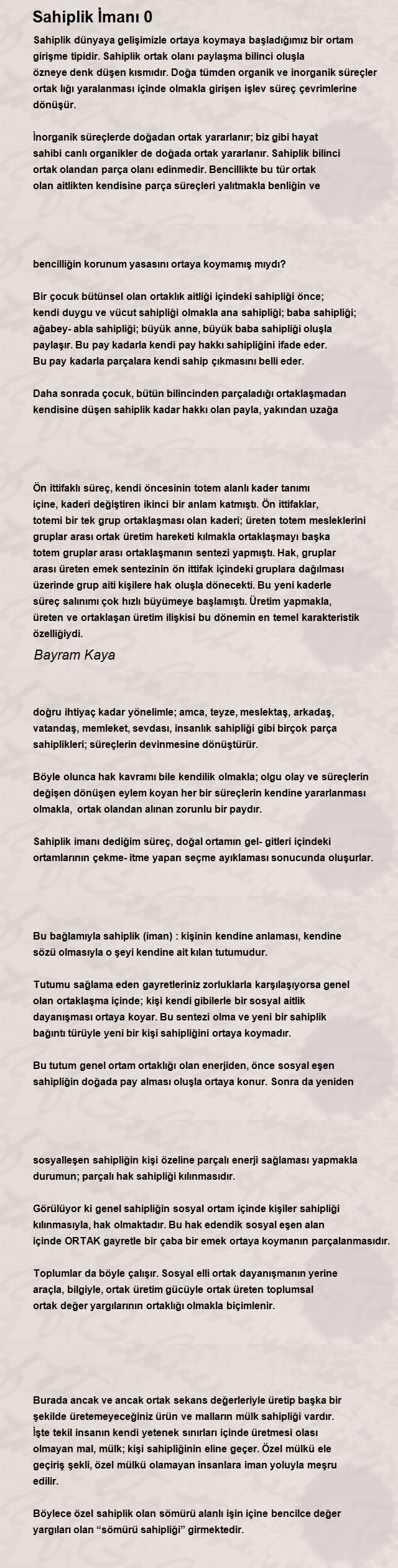 Bayram Kaya