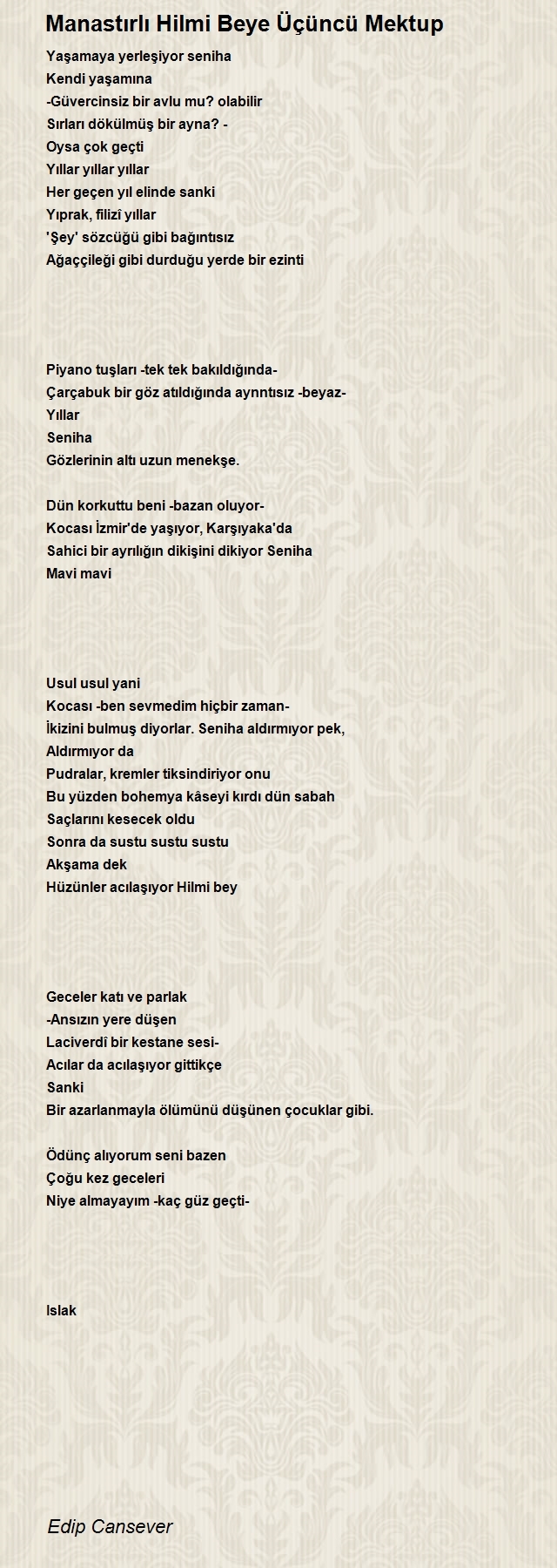 Edip Cansever