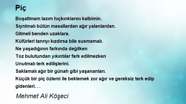 Mehmet Ali Köşeci