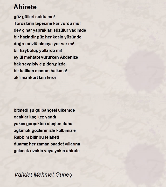 Vahdet Mehmet Güneş