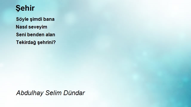 Abdulhay Selim Dündar