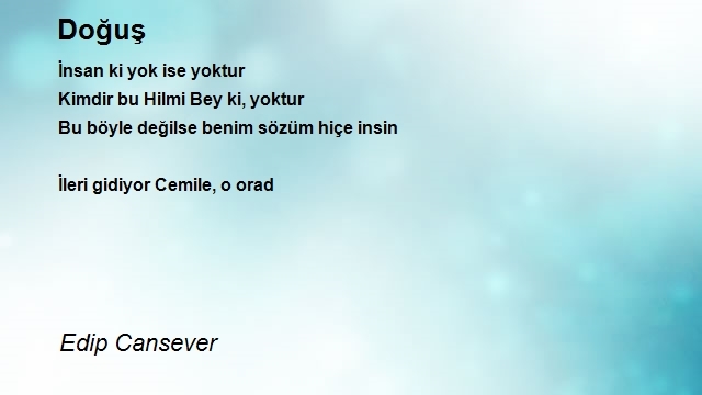 Edip Cansever