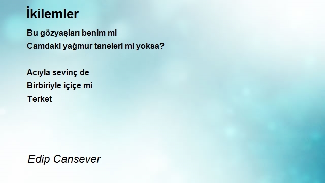 Edip Cansever