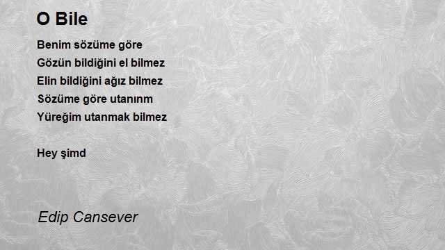 Edip Cansever