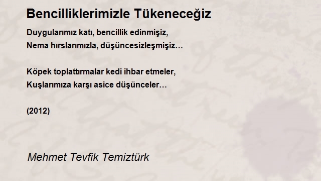 Mehmet Tevfik Temiztürk