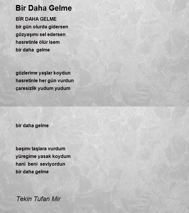 Tekin Tufan Mir