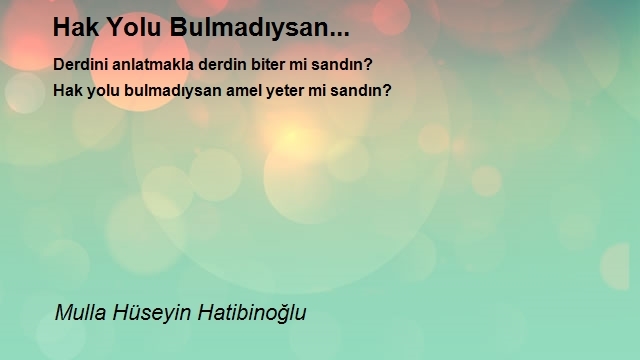 Mulla Hüseyin Hatibinoğlu