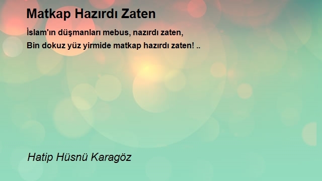 Hatip Hüsnü Karagöz