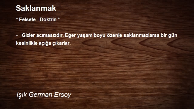 Işık German Ersoy 