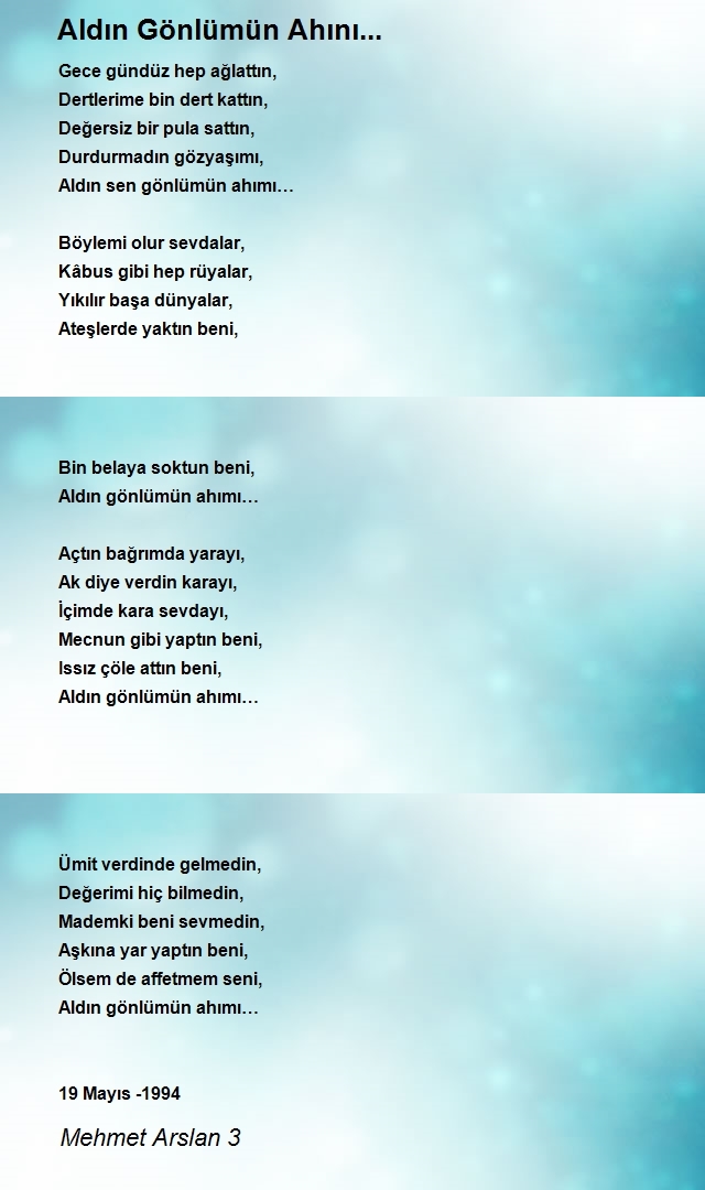 Mehmet Arslan 3