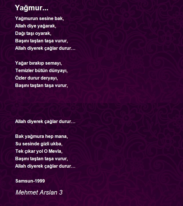 Mehmet Arslan 3