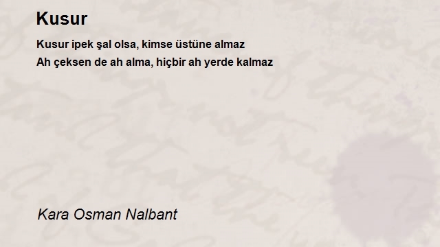 Kara Osman Nalbant