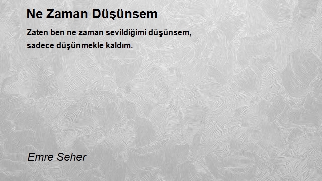 Emre Seher