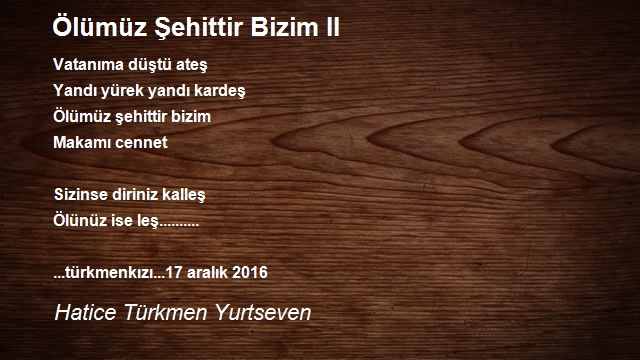 Hatice Türkmen Yurtseven