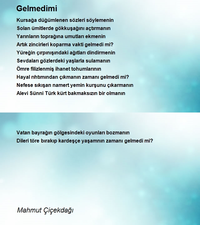 Mahmut Çiçekdağı