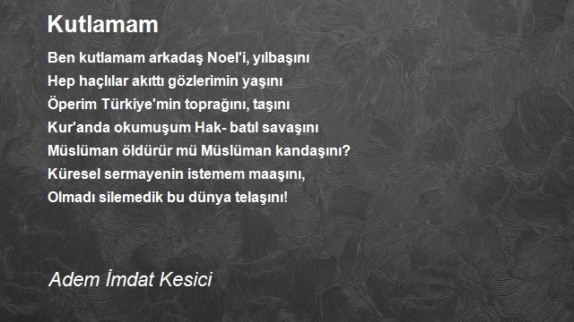 Adem İmdat Kesici