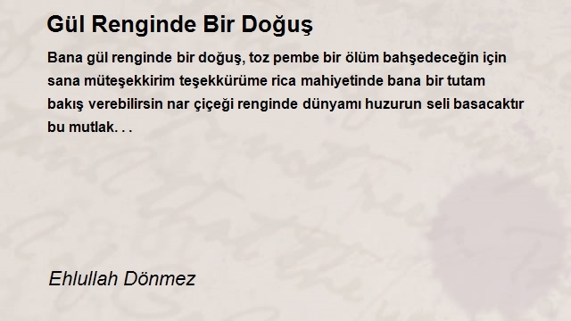 Ehlullah Dönmez