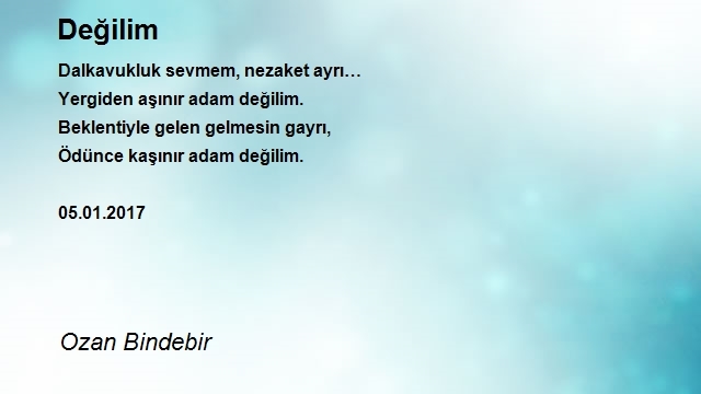 Ozan Bindebir