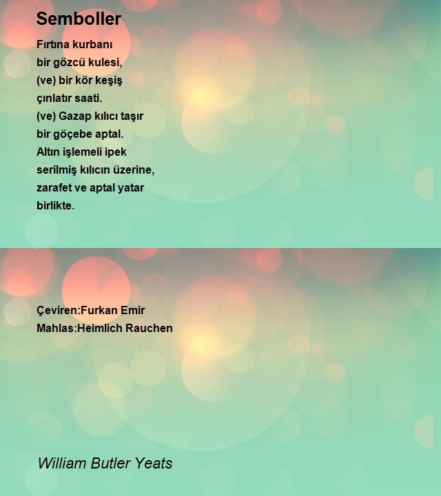 William Butler Yeats