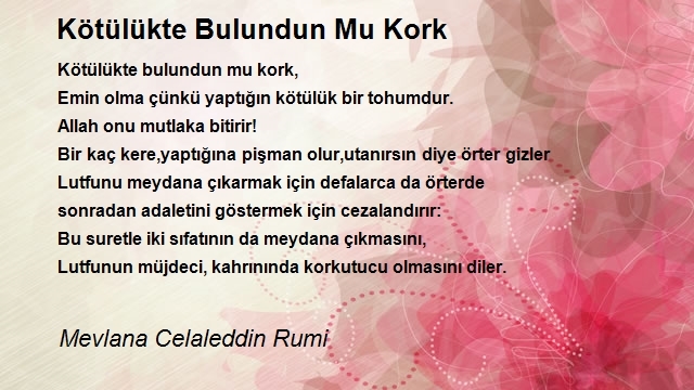 Mevlana Celaleddin Rumi