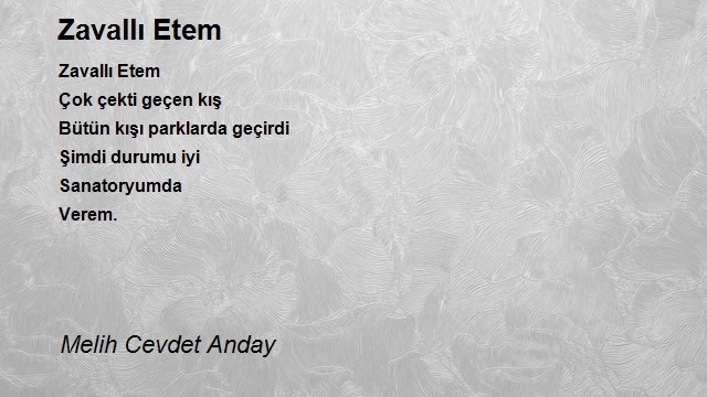 Melih Cevdet Anday